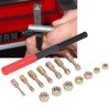 Thread Repair Kit, 15Pcs Universal Metric Thread Restorer Kit Heat