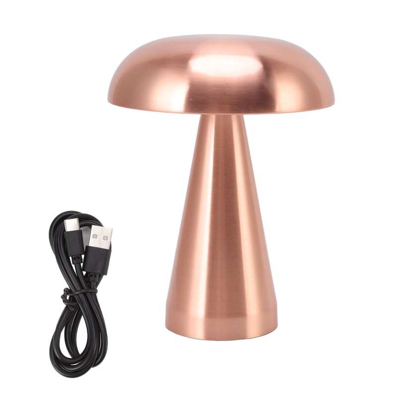 Mushroom Table Lamp Modern Minimalist Industrial Style 3 Color Dimmable