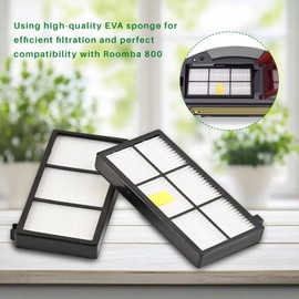 Wolipury HEPA Filter 3 Pack for Roomba 800 900 Series High Efficiency Vacuum Filters Replacement | Compatible with iRobot 860/870/880/960/980 & Part #4636433