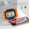 OTYTY LED Work Light, 30W 1500LM Rechargeable Work Light Battery