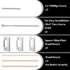 Door Strike Shim Plates, Standard Size Spacer Deadbolt Restorer Strike