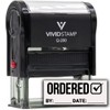 Ordered by Date (Order Complete) Self Inking Rubber Stamp (Black