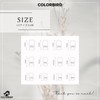 COLORBIRD Z629 Nail Tips, Short, 24 Pieces, White, Nail Tips,