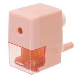 M&G Manual Pencil Sharpener, Hand Crank Pencils Sharpener Automatic Lead Feeding Pencils Sharpener Office Supplies for Classroom Office, Pink