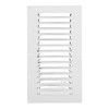 Asixxsix 9 X 5inch Rectangular Louvered Air Vent, Stainless Steel
