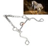 Pelham Bit Strong Fine Workmanship Stainless Steel Horse Bit for