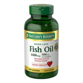 Fish Oil 1400mg/ 980mg De Omega 3 Natures Bounty Sabor N/a