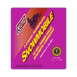 Klotz Snowmobile TechniPlate Synthetic Premix/Injector Oil for 2-Stroke Engines – 1 Gallon KL-216