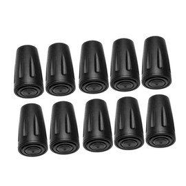Baluue 10pcs Rubber Tips for Canes Non- Trekking Pole Feet Covers Shock Absorbing Replacement Tips for Hiking Sticks and Compact Design for Outdoor Use