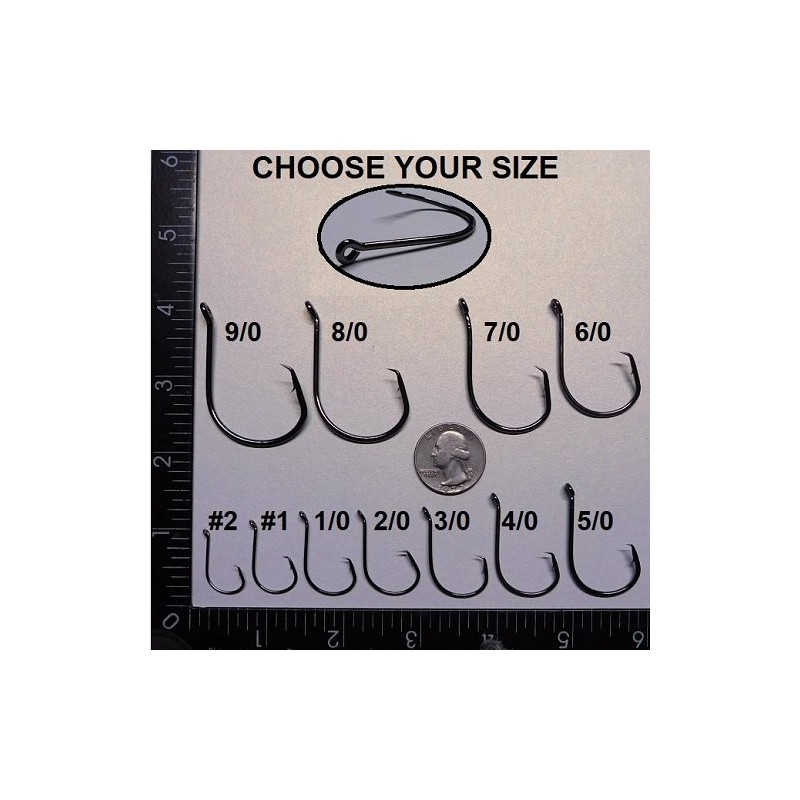 (25pk) Offset Circle Hooks Fish Tamer Pro Pack - Super