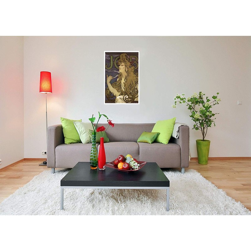 Job Poster by Alphonse Mucha 24 x 36in