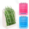 Pet Rabbit Hay Feeder Small Animal Hamster Pig Less Wast
