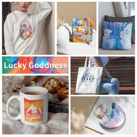 Sublimation Transfer Ink Sheets-Transfer Paper for Heat Press Machine,Watercolor Transfer Paper for T Shirts,Tumblers,8 PCS 4.5x12Inch