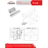 Visionis LZ300 L and Z Bracket 300lbs Electromagnetic Lock for