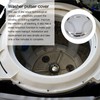 2024 Upgraded 5006EA3009B Pulsator Cap for LG Washer WT7300CV/01 WT7300CW/02