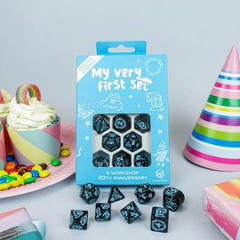 Q-Workshop 20 Years: Cats Dice Set (8)