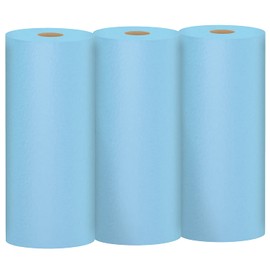 Scott 75143 Scott Shop Towels, Blue (3 Rolls, 55 Towels/Roll, 165 Towels Total)