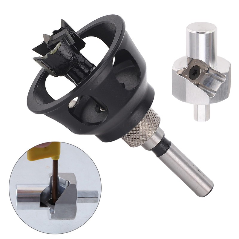 Straight Hole Drilling Positioner, 19mm Dog Hole Chamfer Reamer Tool,