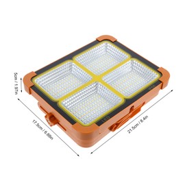 Operitacx Solar Led Arbeitsleuchte Tragbar Mit Magneten Für Camping Angeln Notfälle Reparaturen Outdoor-aktivitäten Leicht Und Kompakt Explosionsgeschützt Wiederaufladbar