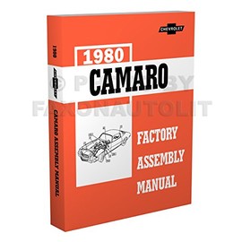 1980 Camaro Bound Factory Assembly Manual Reprint