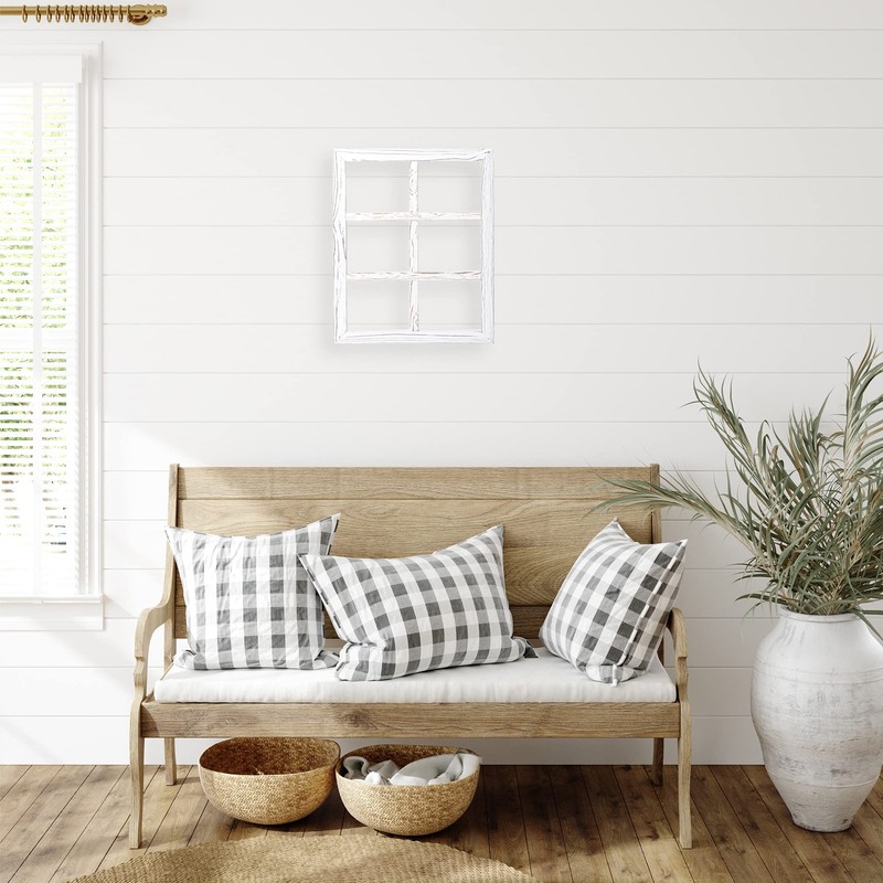 Ilyapa Window Frame Wall Decor 2 Pack - Large 18x22