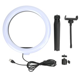 26cm Ring Shape Fill Light Live Steaming Supplementary Lamp with Tripod and Remote Control