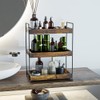 SANRETAHO Bathroom Counter Organizer, 3-Tier Wood Spice Rack Organizer for