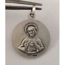 925 STERLING SILVER CARMEL SCAPULAR MEDAL (OUR LADY OF MOUNT CARMEL - VIRGIN OF CARMEL) - 100% MADE IN ITALY