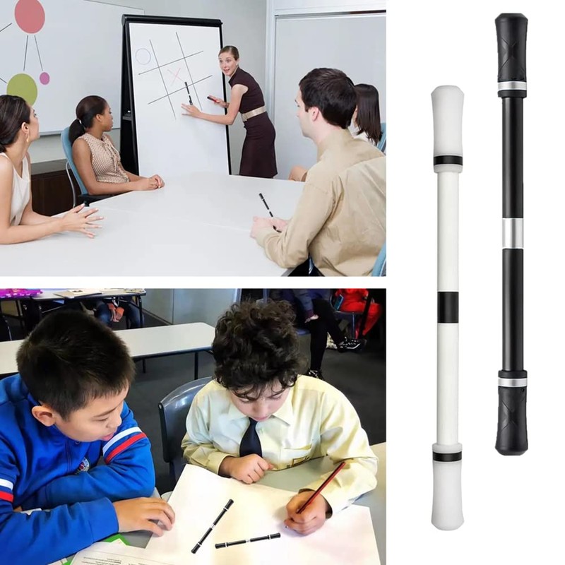luoyanye 2PCS Spinning Rotating Pen Rolling Finger Rotating Pen No