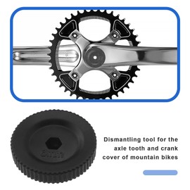 EMSea 2PCS Crank Cap Tool Compatible with Shimano Hollowtech Ll Bicycle Crankset Crank Arm Cap Bolt Installation Removal Adjusting Wrench Tool