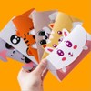 SagaSave 10 Pcs Envelope Greeting Card Cartoon Animal Stationery Paper