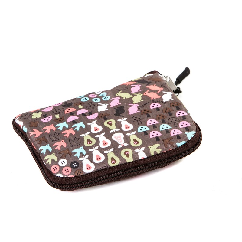 Foldaway Shopping Bag, Push Button Closure, Choice of Fun Designs.