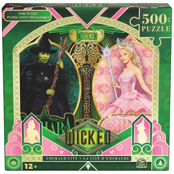 Spin Master Games, Wicked Puzzle, 500-Piece Lenticular Puzzle, Puzzles for