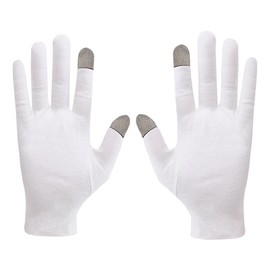 Gloves Touchscreen Cotton - Breathable Work Gloves | Overnight Bedtime Skin Care Gloves for Dry Chapped Hands Women Beauty