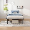 NEW JETO Metal Bed Frame,Twin Size Bed Frame with Storage