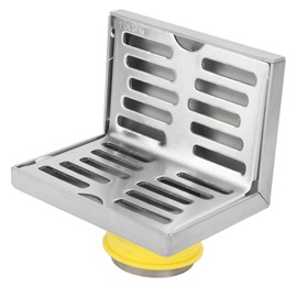 Corner Stainless Steel Side Drain Floor Balcony Drain for Wall L Shaped Drain Shower Drain Floor Hair Strainer, Default, Modern