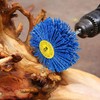 Mixiflor 7 Pack Abrasive Nylon Wheel Brush for Drill with