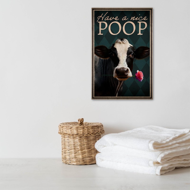 Have A Nice Poop Sign Funny Gift Idea for Toilet