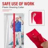 4-Pack Heavy Duty Zipper Door for Dust Barriers,Dust Zippers for
