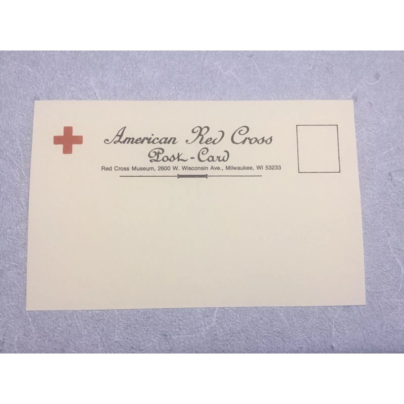 Vintage American Red Cross 3.5 X 5.5 Post Card