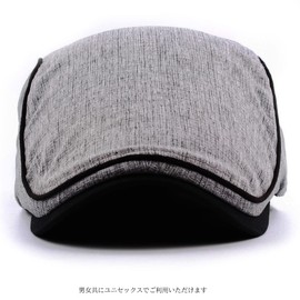 Laquest Thin Hunting Cap, Spring/Summer, Bird-hat, Men's/Women's, gray
