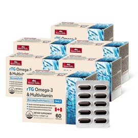 Nature Holic rTG Omega 3 + Multivitamin 6 Boxes 360 Capsules 12 Months Supply (PTP) / 네이처홀릭 rTG 오메가3+멀티비타민 6박스 360캡슐 12개월분 (PTP)