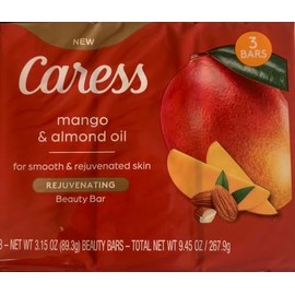 Aceite de mango y almendras para una piel suave y rejuvenecida 3 barras