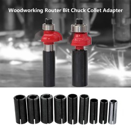 Collet Adapter Split Bushing Adapter Set, High Precision, Suitable for Cutting Machine, Wood Cutter