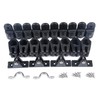 Mxeol Boat Top Fittings Hardware Combo Black Nylon Bimini Caps