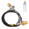 Soda Maker Adapter Hose Kit 1.5m Black Hose with Gold
