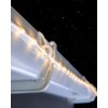 WeRChristmas Rope Light Gutter Hooks, White, Pack of 24, 4