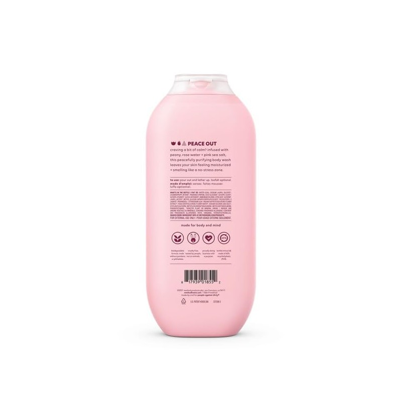 Method Pure Peace, Body Lotion 14 Fl Oz, Body Wash