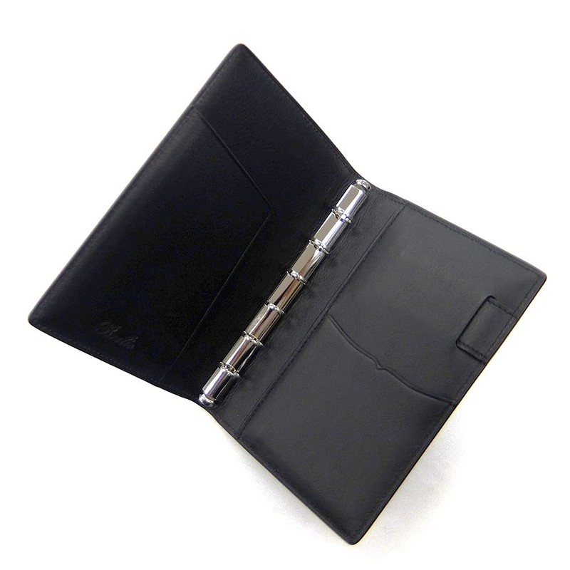 Brairio Royal Cordovan Mini 6 11mm Notebook, Black