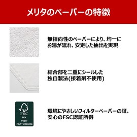 merita Paper Filter 100 Piece White Pa1 X G